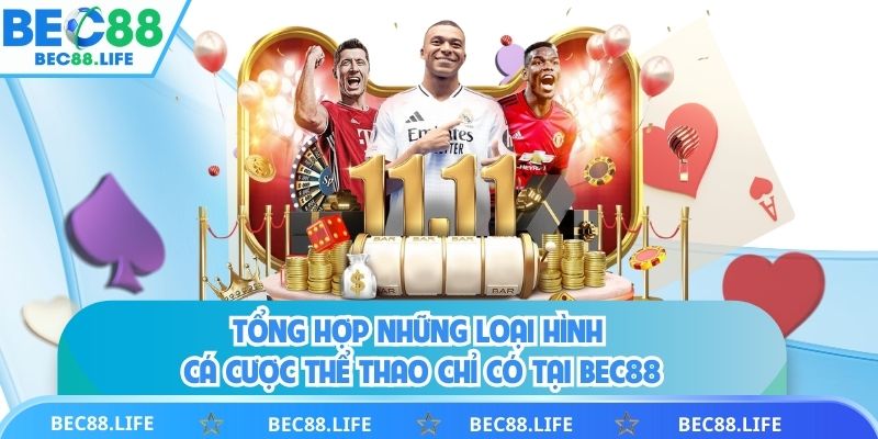 Những loại hình cá cược thể thao xanh chín tại Bec88